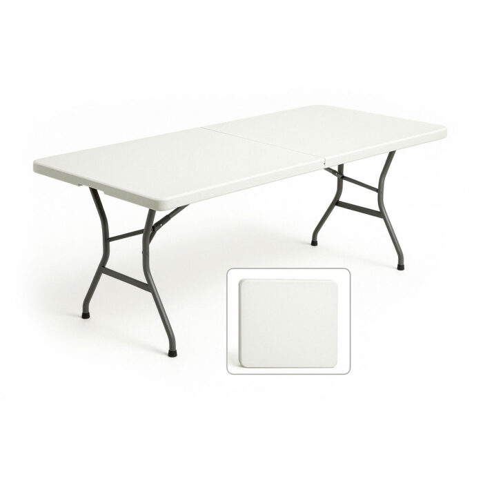 Catering-Klapptisch 80471 Weiß 183 x 76 cm