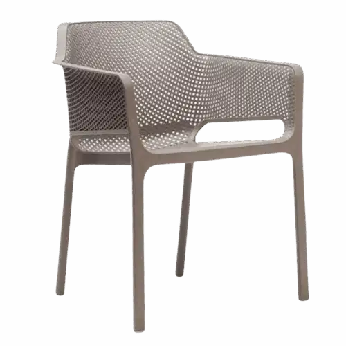 Stapelstuhl Ohio Taupe – Bild 1