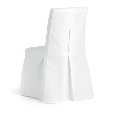 Stuhlhusse Toronto Weiß 44 x 95 x 40 cm