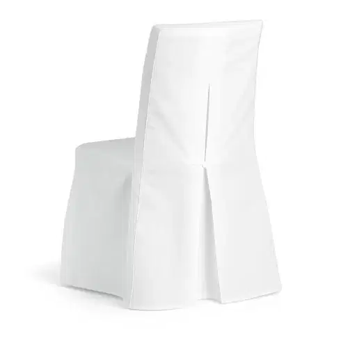 Stuhlhusse Toronto Weiß 44 x 95 x 40 cm