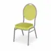 Bankettstuhl Maestro Stahl M02S Limonengras stapelbar