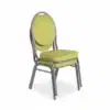 Bankettstuhl Maestro Stahl M02S Limonengras stapelbar