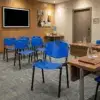 konferenzstuhl blau