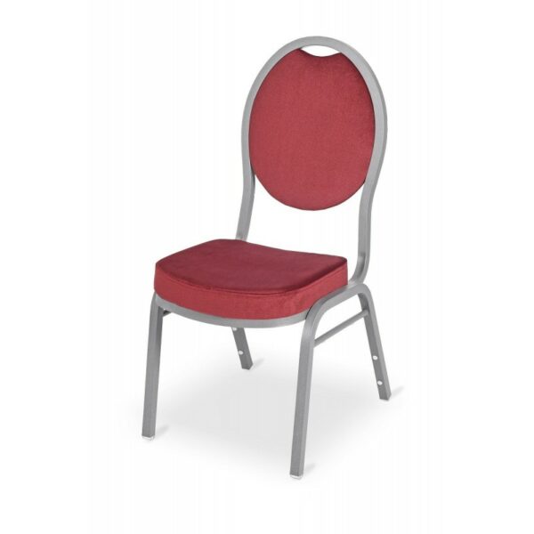 Bankettstuhl Maestro Aluminium M02A Rot stapelbar