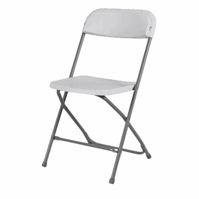 Klappstuhl Poly 7 Weiß