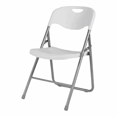 Klappstuhl Poly 9 Weiß