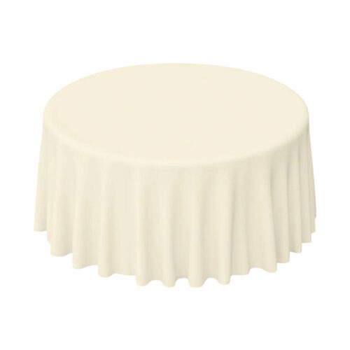 Runde Tischdecke Creme
