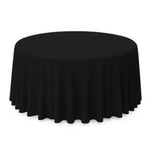 Runde Tischdecke Schwarz