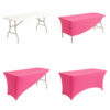 Konferenz tischhusse pink