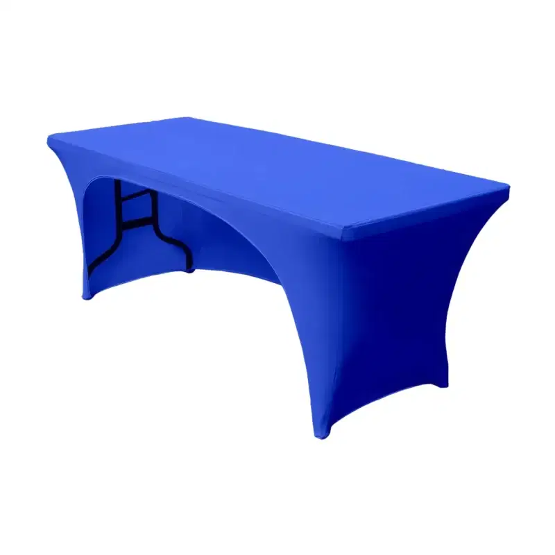 Konferenz tischhusse blau