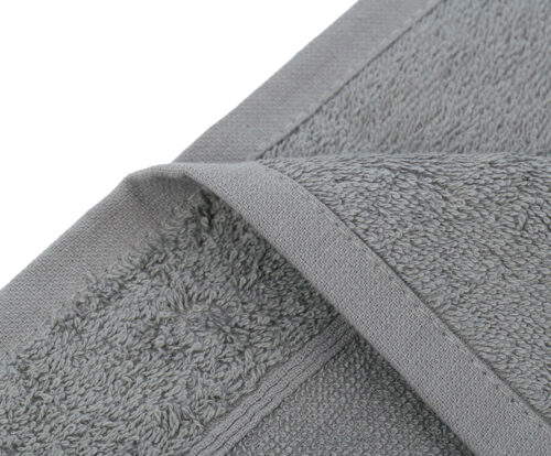 Handtuch Lissabon 50 x 100 cm Silber 10er Pack – Bild 3