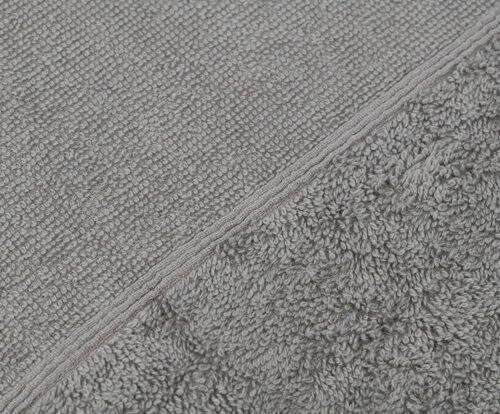 Handtuch Lissabon 50 x 100 cm Silber 10er Pack – Bild 5