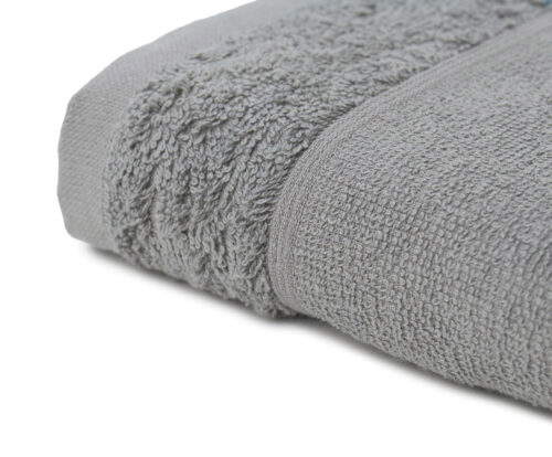 Duschtuch Lissabon 70 x 140 cm Silber 2er Pack – Bild 5