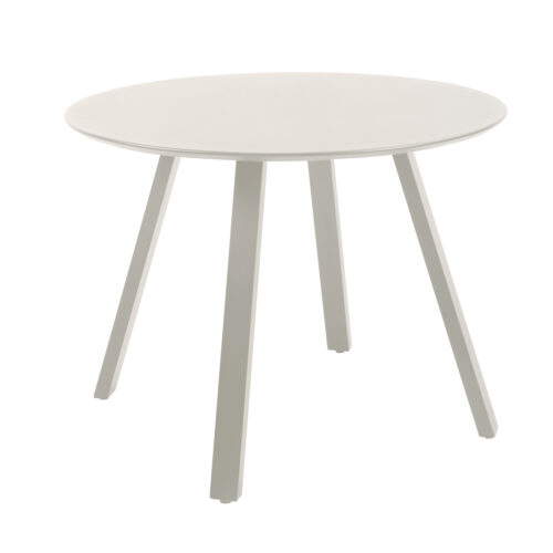 Gartentisch Halo 100 cm rund Beige – Bild 2