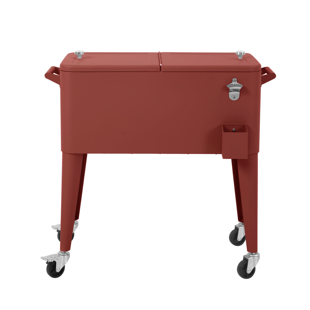 91371 icy rolling cooler cart terracotta 3