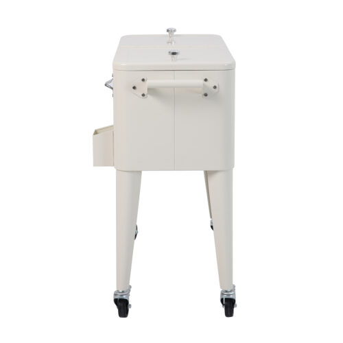 Icy Kühlbox auf Rädern Beige – Bild 2