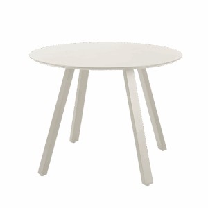 Gartentisch Halo 100 cm rund Beige
