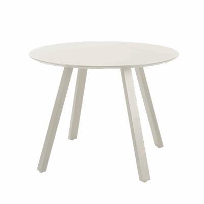 Gartentisch Halo 100 cm rund Beige