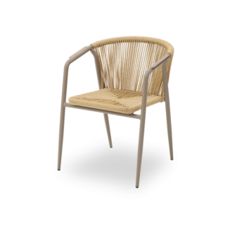 Technorattan-Stuhl LUIGI Beige