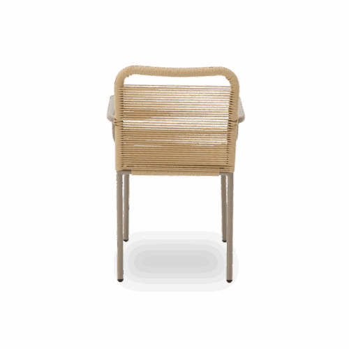 Technorattan-Stuhl MARCELLO Beige – Bild 4