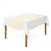 Gastro Tischläufer Creme 5er Pack 130x50 cm