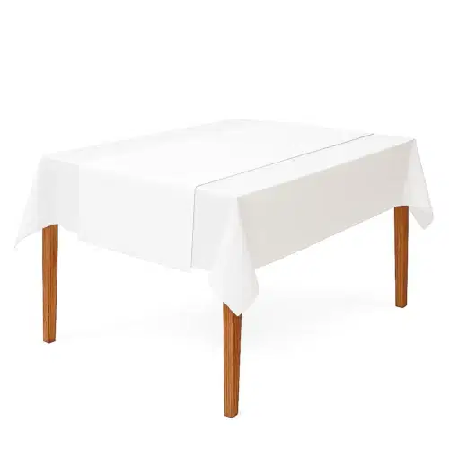 Gastro Tischläufer Weiß 5er Pack 130x50cm