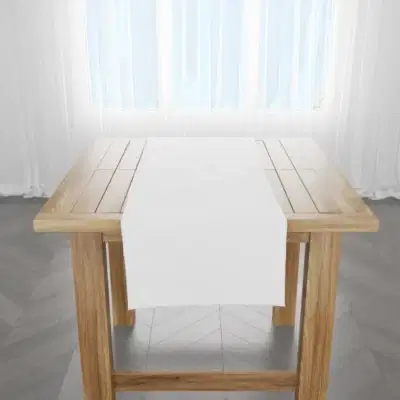 Gastro Tischläufer weiss