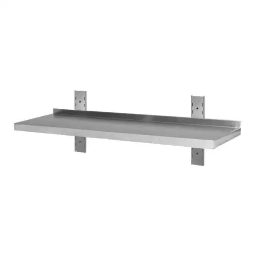 Wandbord Edelstahl verstärkt, 1 Boden, (20 Größen) – Bild 1