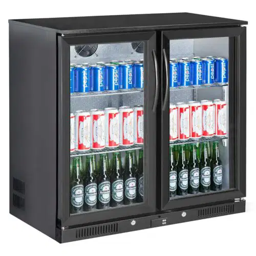 Flaschenkühler, Inhalt 200 Liter, 2 Flügeltüren – Bild 1