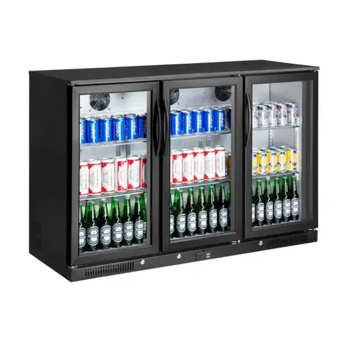 Flaschenkühler, Inhalt 300 Liter, 3 Flügeltüren – Bild 1