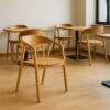Holz FUTURA Eiche Restaurantstuhl