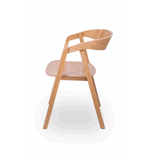 Holz FUTURA Eiche Restaurantstuhl – Bild 3