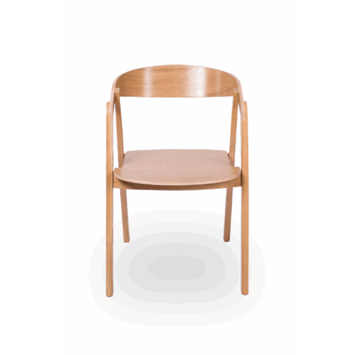 Holz FUTURA Eiche Restaurantstuhl – Bild 4