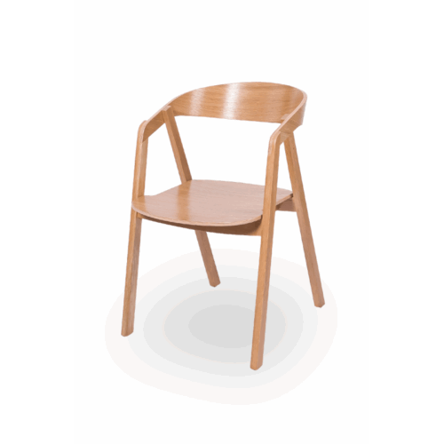 Holz FUTURA Eiche Restaurantstuhl – Bild 5