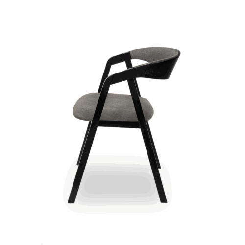 Holz Restaurantstuhl FUTURA Schwarz – Bild 2