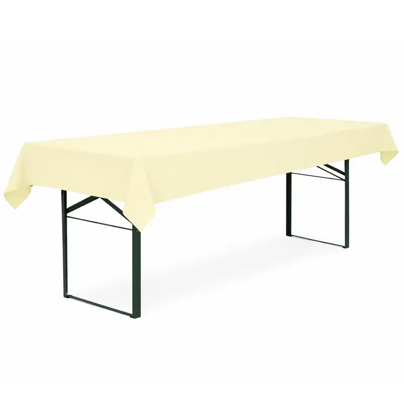 Tischdecke für Bierzeltgarnitur Creme Tischdecke für Bierzeltgarnitur Creme