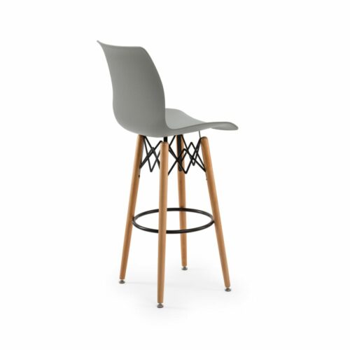 Barhocker Laser-V Zementgrau – Bild 2