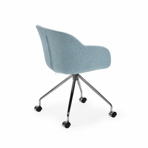 Stuhl mit Armlehne - Shell-O Pad Eisblau – Bild 2