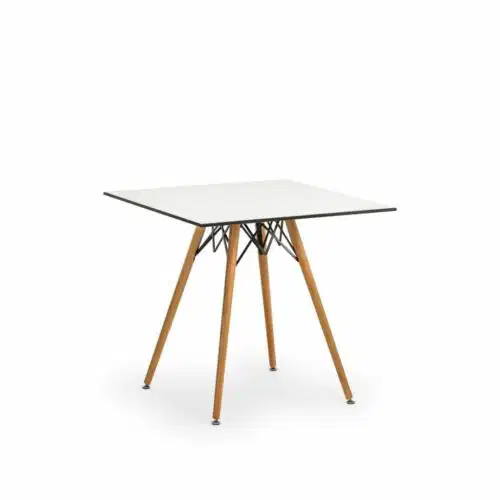 Quadratischer Tisch Lamax-T Weiß (2 Größen) – Bild 1