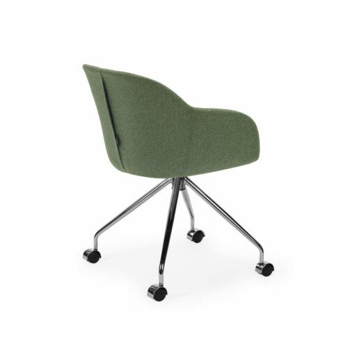 Stuhl Grün mit Armlehne Shell-O Pad – Bild 2