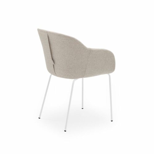 Stuhl Ecru mit Armlehne Shell-M Pad – Bild 2