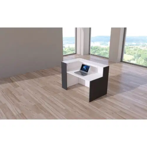 Empfangstheke Bari S1 Weiß – Bild 2