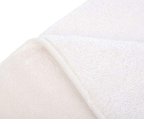 Mikroflauschdecke Premium-Cashmerefeeling Wollweiß (3 Größen) – Bild 3