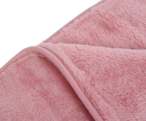 Mikroflauschdecke Premium-Cashmerefeeling Altrosa (3 Größen) – Bild 3