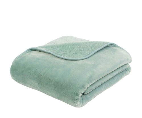 Mikroflauschdecke Premium-Cashmerefeeling Aqua (3 Größen) – Bild 2