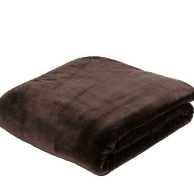 Mikroflauschdecke Premium-Cashmerefeeling Schoko