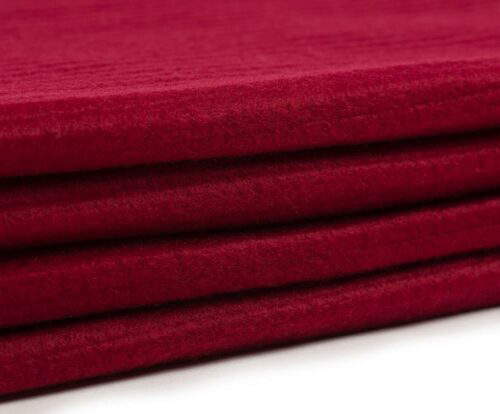 Fleece-Decke STOLA Cordoptik Bordeaux – Bild 5