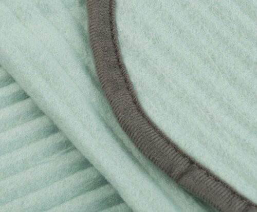 Fleece-Decke STOLA Cordoptik Aqua – Bild 3