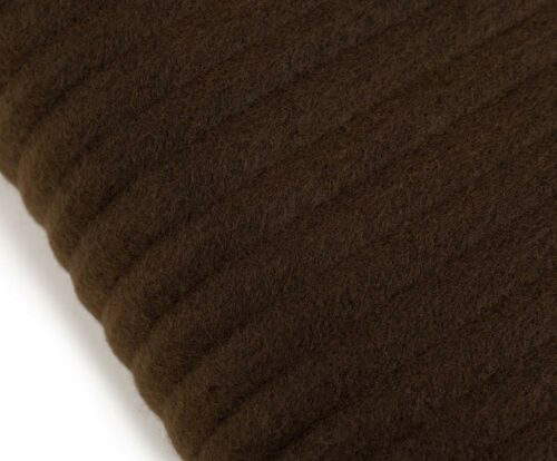 Fleece-Decke STOLA Cordoptik Braun – Bild 4