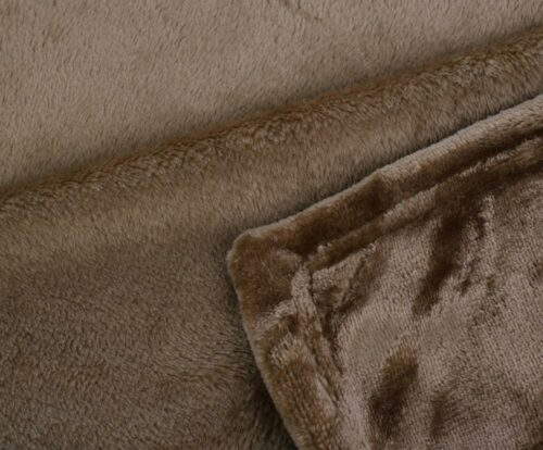 Mikroflauschdecke Memphis-Premium Taupe (3 Größen) – Bild 2